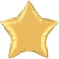 Mayflower Distributing 20 in. Metallic Gold Star Flat Foil Balloon 17216